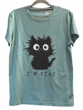 I’m fine tshirt kitty